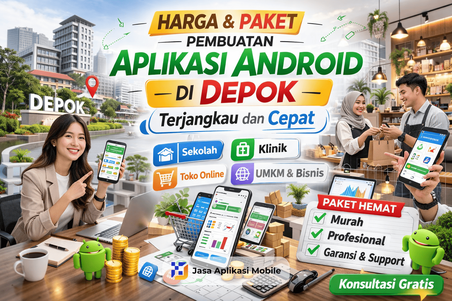 Harga & Paket Pembuatan Aplikasi Android di Depok – Terjangkau dan Cepat